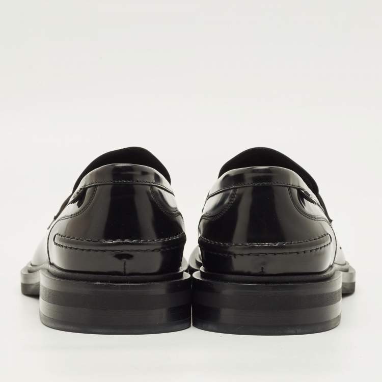 مملوكة مسبقًا حذاء لوفرز دولتشي آند غابانا جلد أسود مقاس 44.5