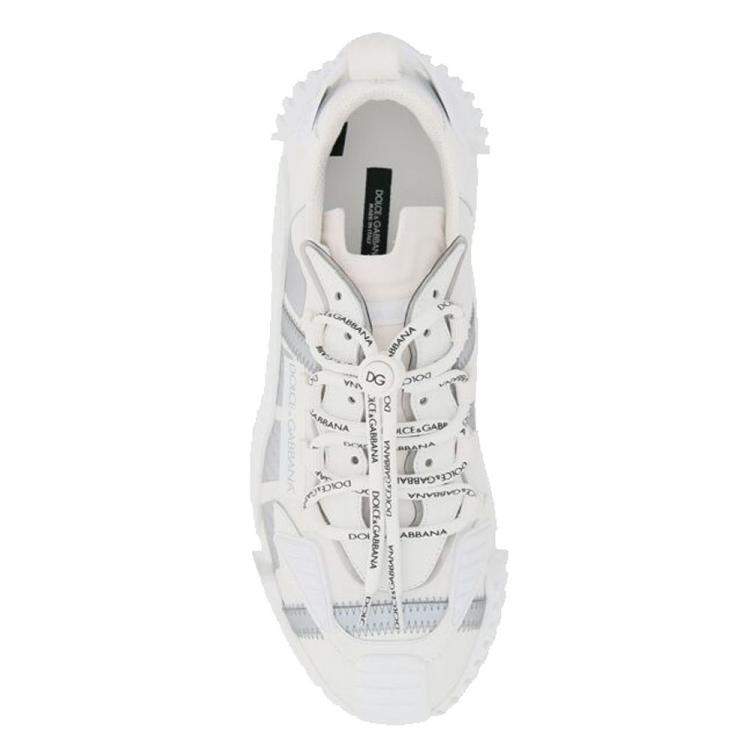 Pre Owned Dolce & Gabbana White Ns1 Slip on Sneakers Size IT 44