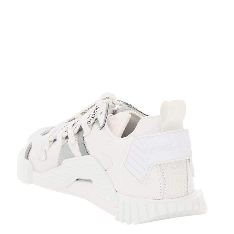 Pre Owned Dolce & Gabbana White Ns1 Slip on Sneakers Size IT 44