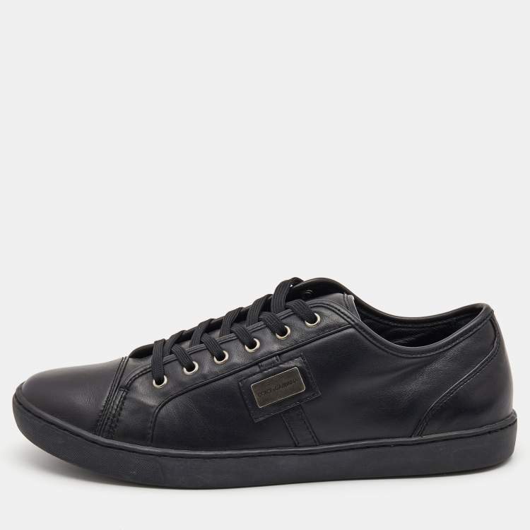 logo-plaque low-top sneakers