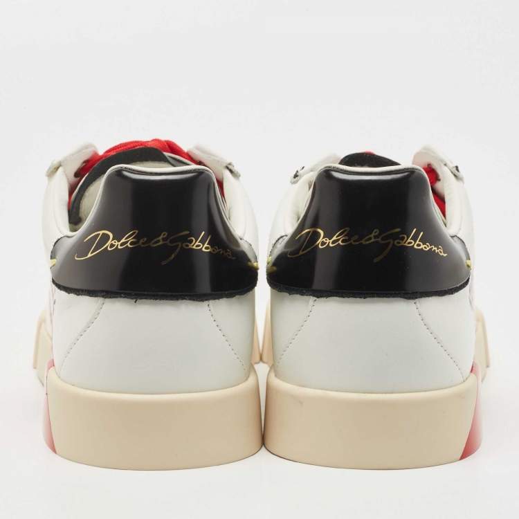 Pre Owned Dolce & Gabbana Multicolor Leather 1984 Milano Sneakers Size 42
