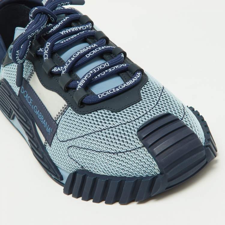مملوكة مسبقًا Dolce & Gabbana Two Tone Mesh and Neoprene NS1 Sneakers Size 42