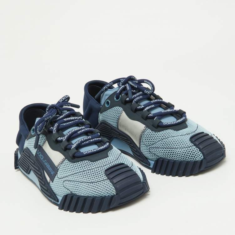 مملوكة مسبقًا Dolce & Gabbana Two Tone Mesh and Neoprene NS1 Sneakers Size 42