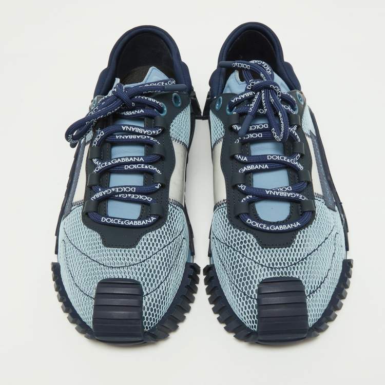مملوكة مسبقًا Dolce & Gabbana Two Tone Mesh and Neoprene NS1 Sneakers Size 42