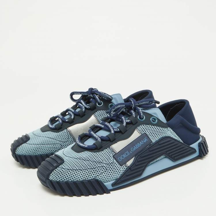 مملوكة مسبقًا Dolce & Gabbana Two Tone Mesh and Neoprene NS1 Sneakers Size 42
