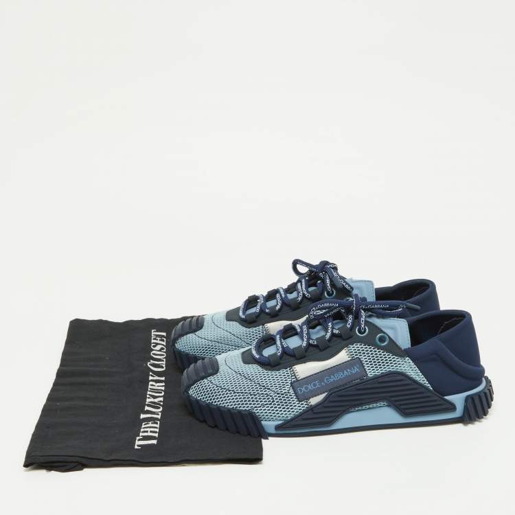 مملوكة مسبقًا Dolce & Gabbana Two Tone Mesh and Neoprene NS1 Sneakers Size 42