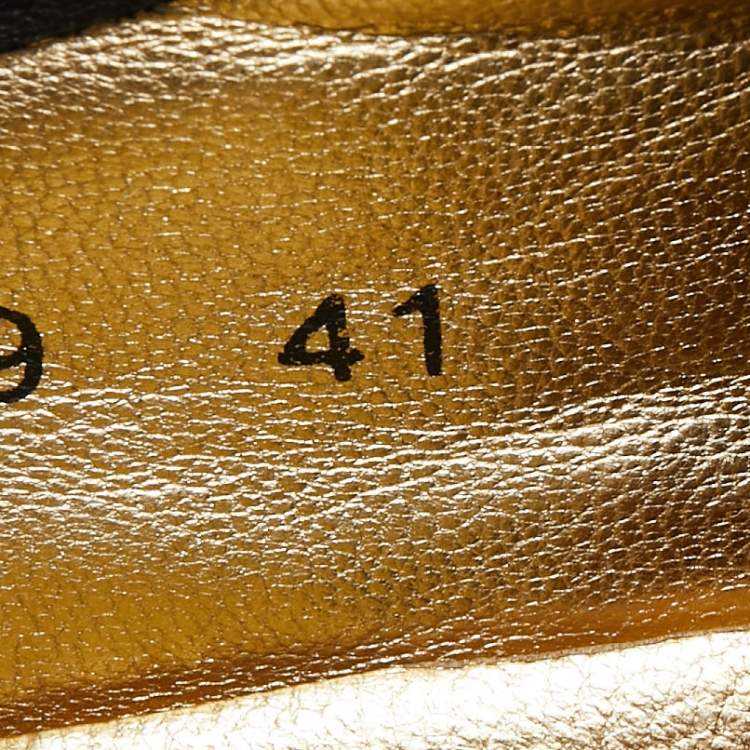 Pre Owned Dolce & Gabbana Brown Leopard Print Calf Hair Sneakers Size 41