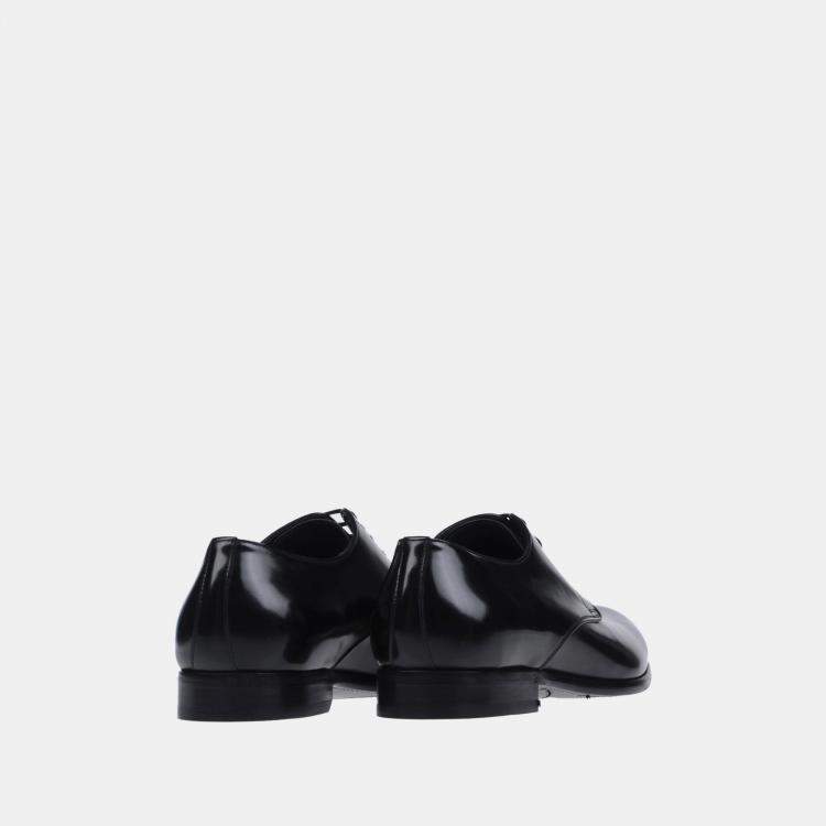 Pre Owned Dolce & Gabbana Leather Lace Up Derby Size 39