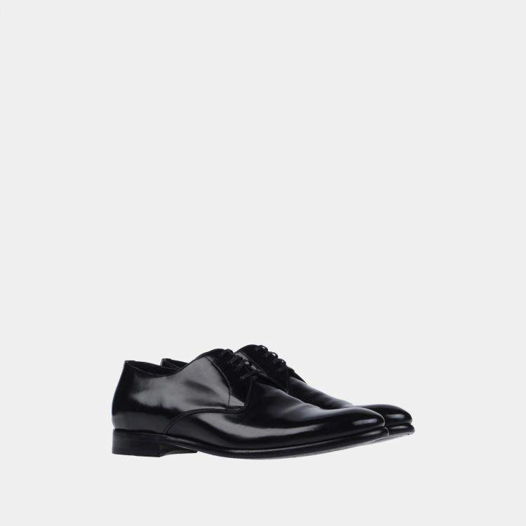 Pre Owned Dolce & Gabbana Leather Lace Up Derby Size 39