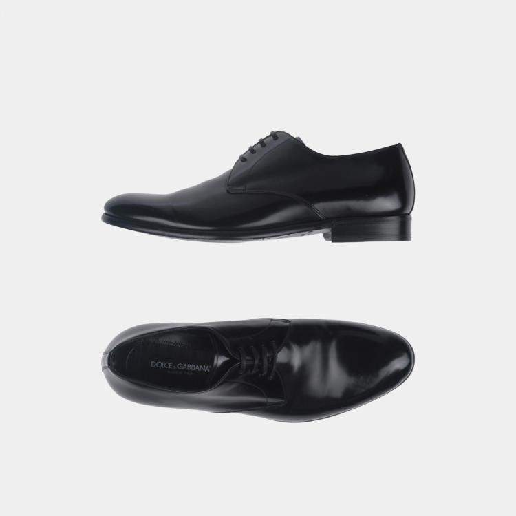 Pre Owned Dolce & Gabbana Leather Lace Up Derby Size 39
