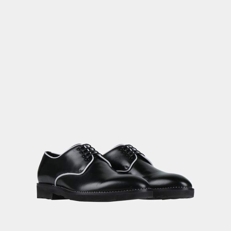 Pre Owned Dolce & Gabbana Leather Lace Up Derby 39