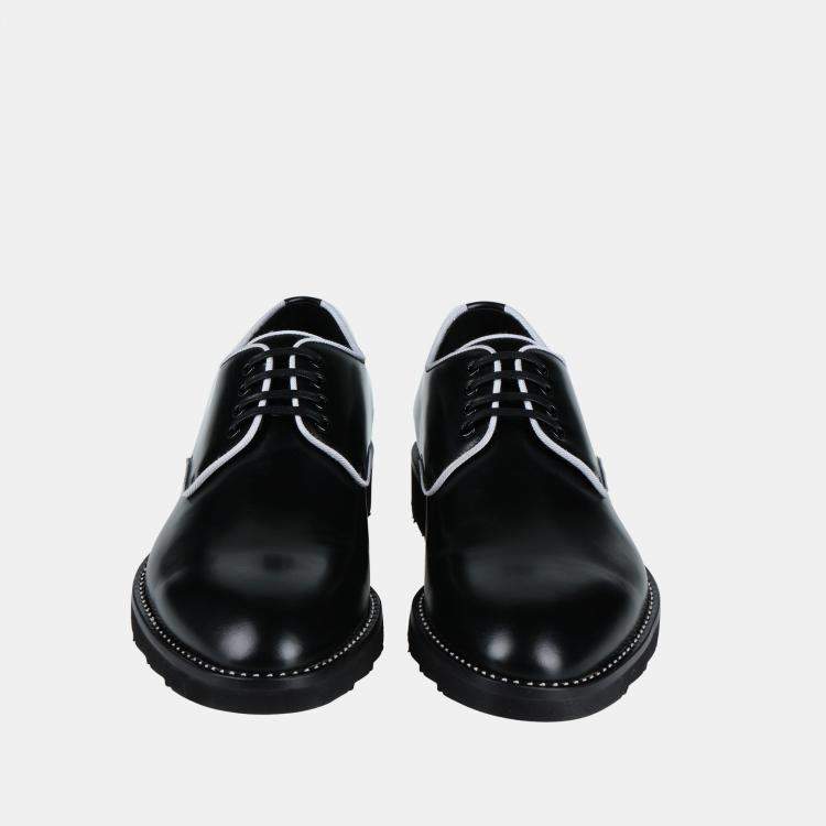 Pre Owned Dolce & Gabbana Leather Lace Up Derby 39