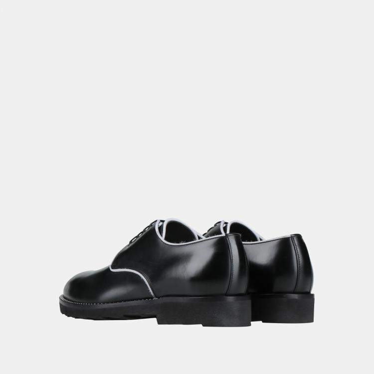 Pre Owned Dolce & Gabbana Leather Lace Up Derby 39