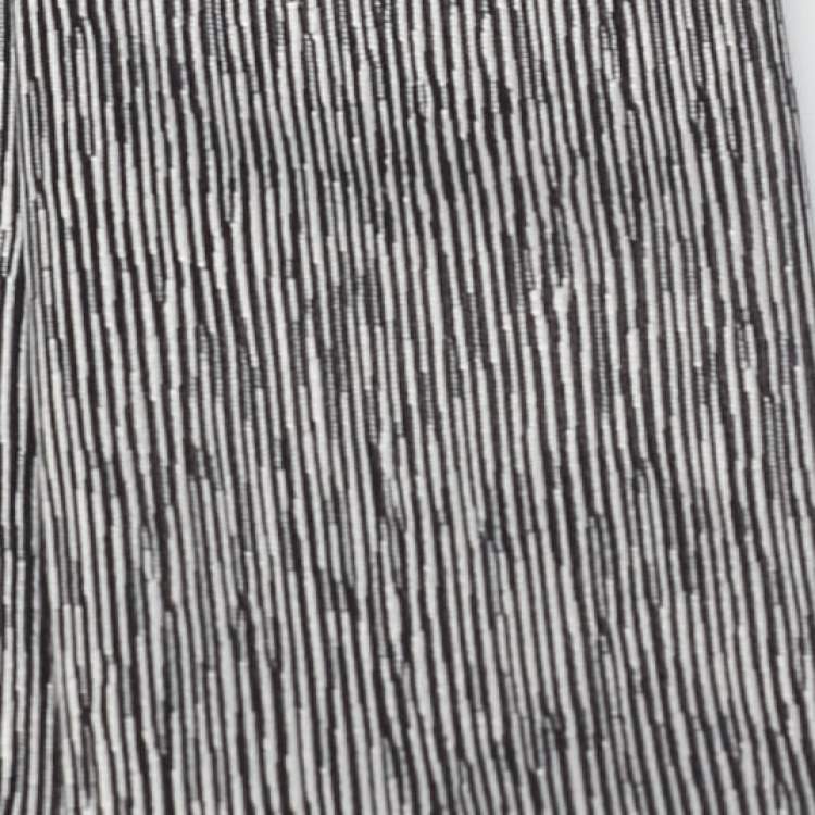 Pre Owned Dolce & Gabbana Grey Patterned Silk Skinny Tie 