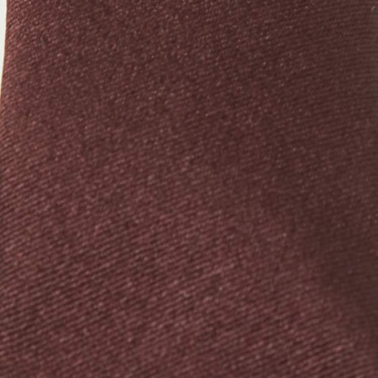Pre Owned Dolce & Gabbana Burgundy Silk Skinny Tie