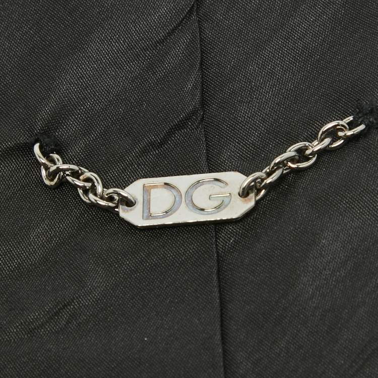 Pre Owned Dolce & Gabbana Black Silk Tie
