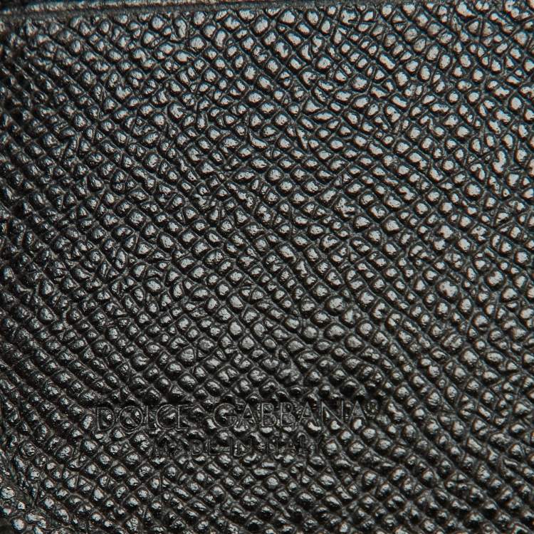 Pre Owned Dolce & Gabbana Black Leather Business Agenda Organizer