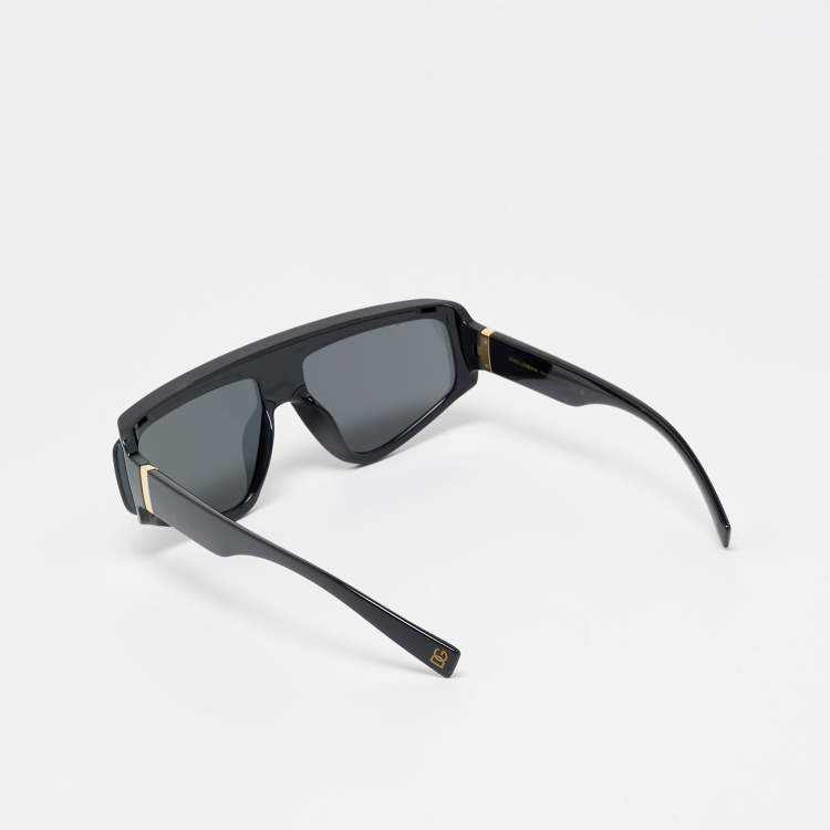 Pre Owned نظارة شمسية دولتشي أند غابانا شيلد DG6177 سوداء