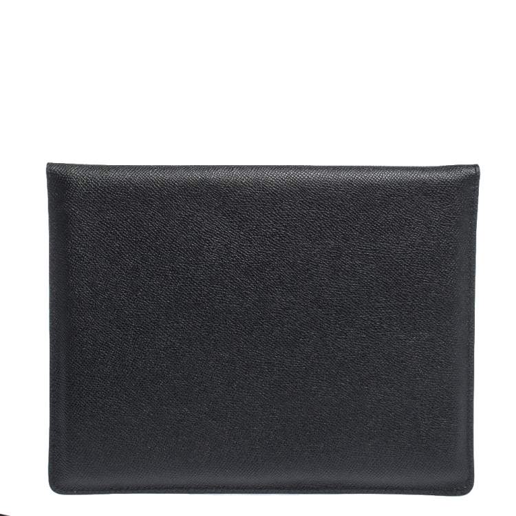 Pre Owned Dolce & Gabbana Black Leather iPad Envelope Case