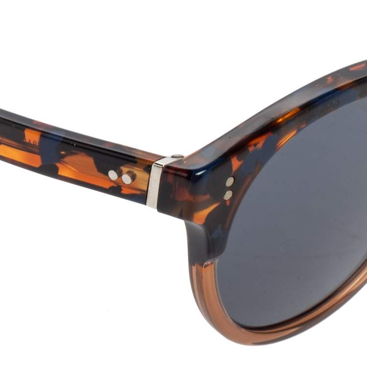 Pre Owned Dolce & Gabbana Blue Havana DG4329 Round Sunglasses