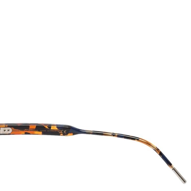 Pre Owned Dolce & Gabbana Blue Havana DG4329 Round Sunglasses