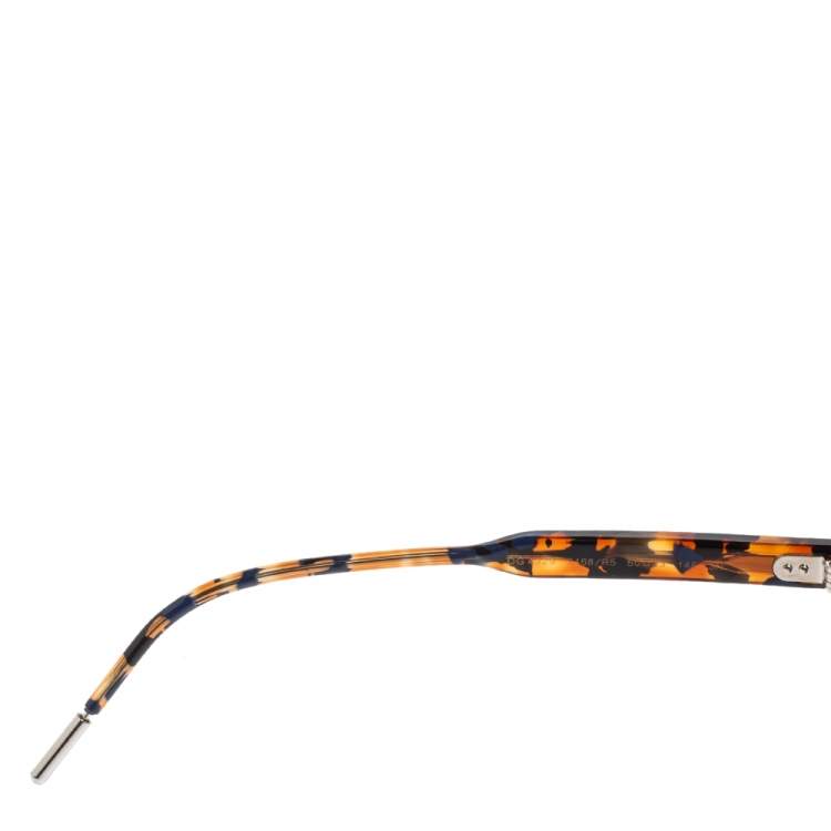 Pre Owned Dolce & Gabbana Blue Havana DG4329 Round Sunglasses