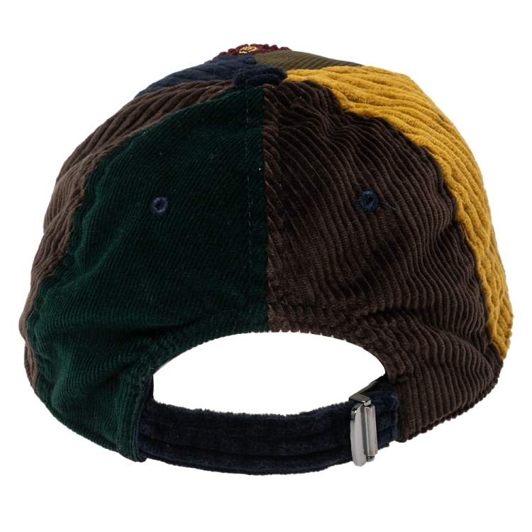 Pre Owned Dolce & Gabbana Multicolor Logo Embroidered Corduroy Baseball Cap