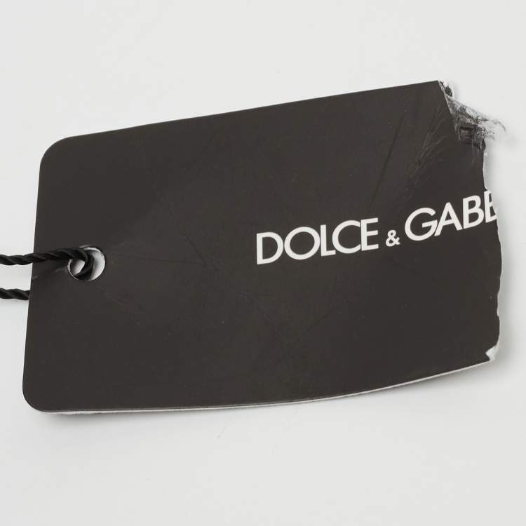 Pre Owned Dolce & Gabbana Black Newsboy Hat Size 57