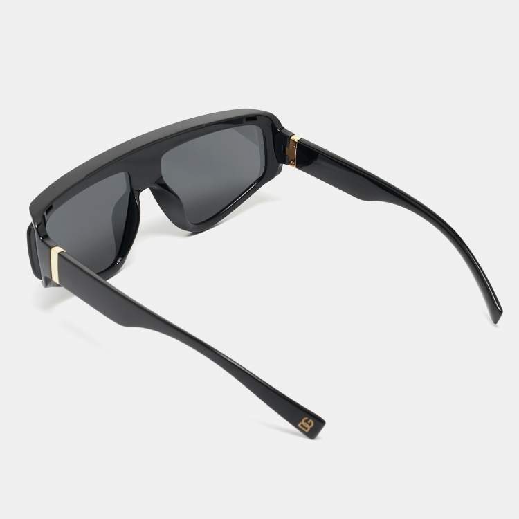 Pre Owned Dolce & Gabbana Black DG 6177 Unisex Aviator Sunglasses
