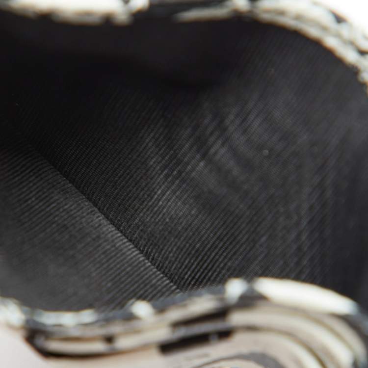 Pre Owned Dolce & Gabbana Black Leather Card Holder