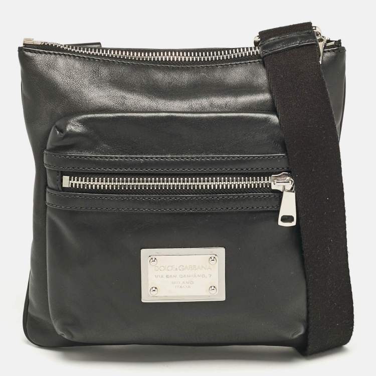 Leather dolce & gabbana outlet bag mens