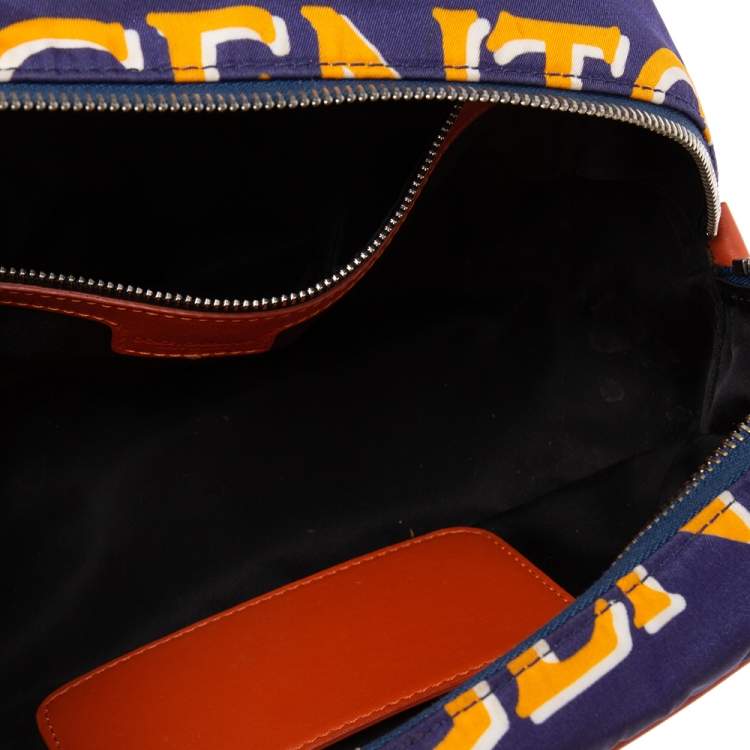 Pre Owned Dolce & Gabbana Multicolor Graffiti Printed Nylon Pouch 