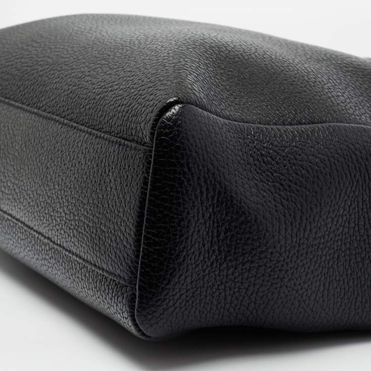 Pre Owned Dolce & Gabbana Black Textured Leather Tote