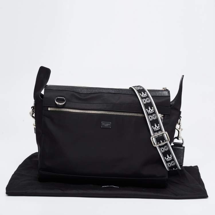 Pre Owned Dolce & Gabbana Black Nylon Laptop Bag