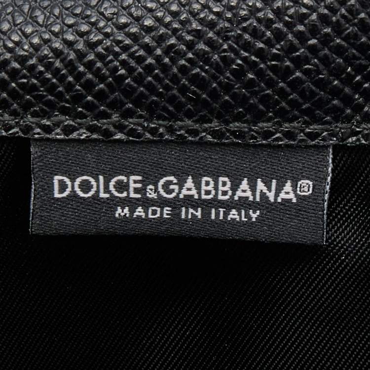 Pre Owned Dolce & Gabbana Grey/Black Leopard Print Coated Canvas Long Wallet
