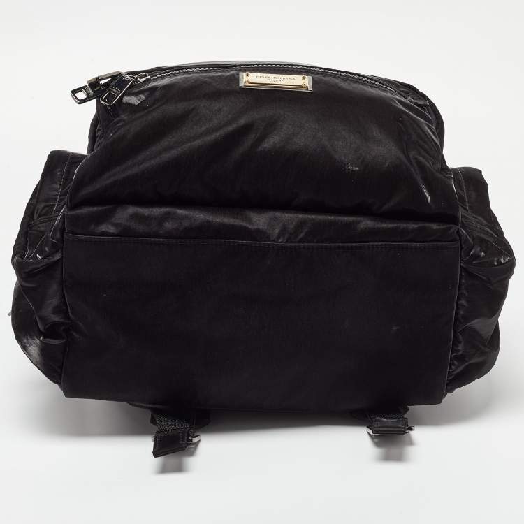 Pre Owned Dolce & Gabbana Black Nylon Backpack