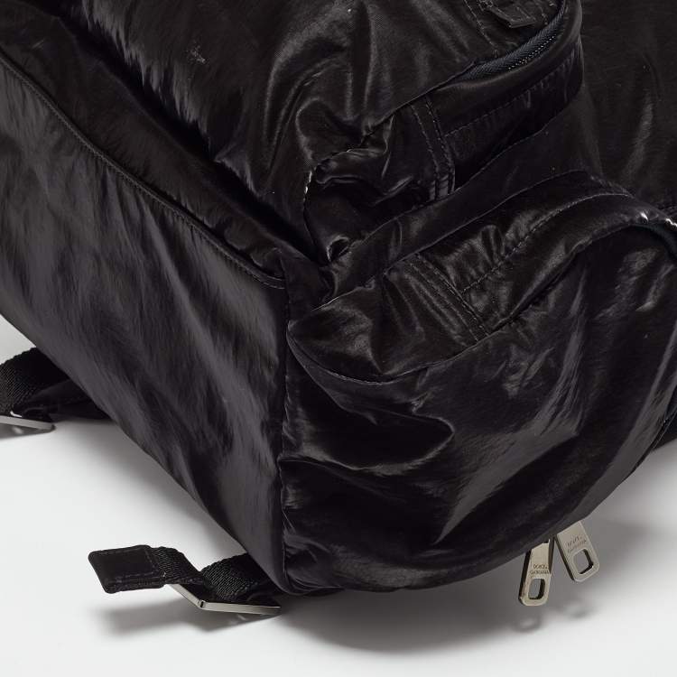 Pre Owned Dolce & Gabbana Black Nylon Backpack