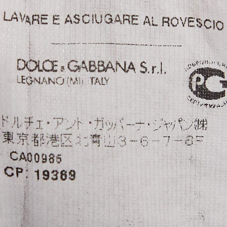 Pre Owned Dolce & Gabbana Grey Distressed Denim Jeans M Waist 30"