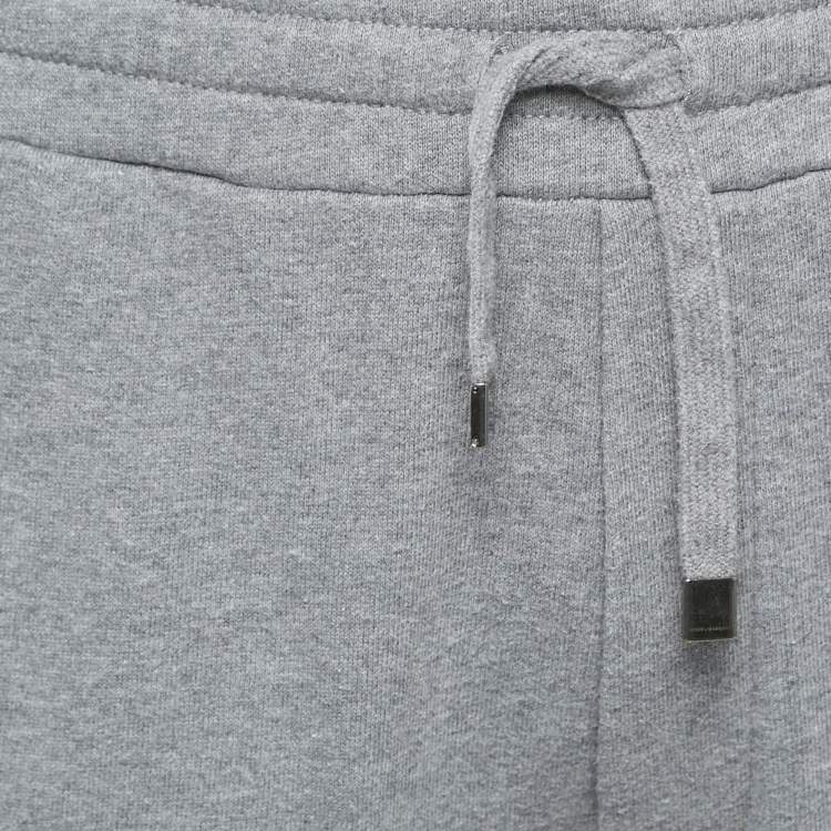 Pre Owned Dolce & Gabbana Grey Cotton Applique Detail Sweatshirt and Pants Set M