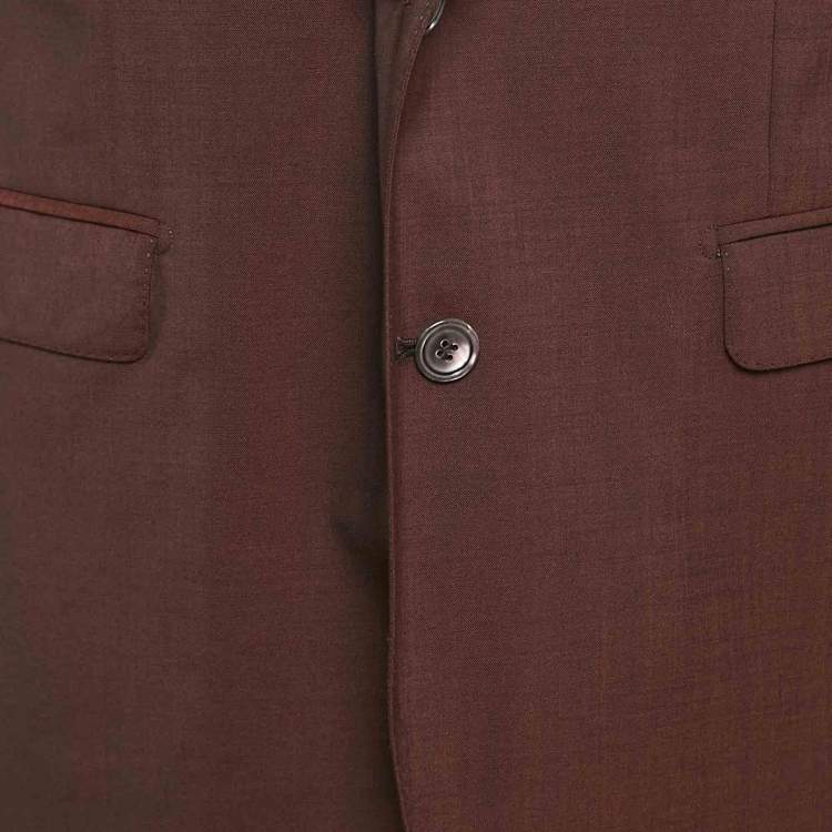 Pre Owned Dolce & Gabbana Brown Virgin Wool Tailored Blazer XXL