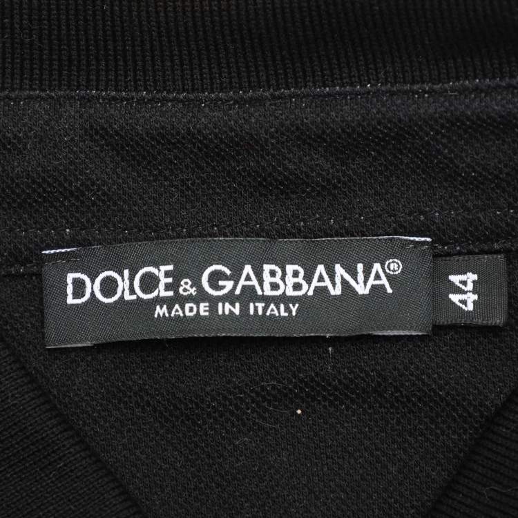 Pre Owned Dolce & Gabbana Multicolor Printed Cotton Polo T-Shirt XS