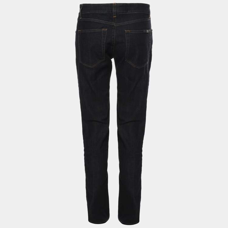 Pre Owned Dolce and Gabbana Dark Blue Denim Stretch Jeans S