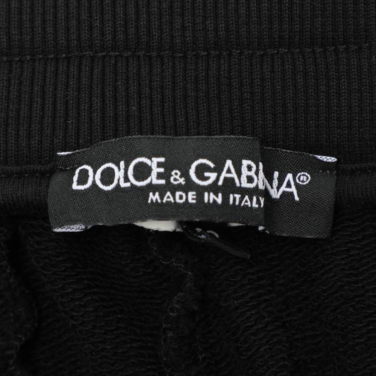 Pre Owned Dolce & Gabbana Black Knit Jogger XL