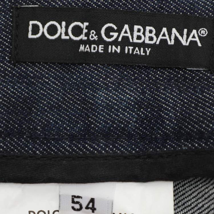 Pre Owned Dolce & Gabbana Bue Denim Jeans XXL