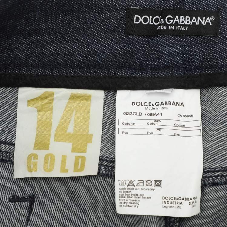 Pre Owned Dolce & Gabbana Bue Denim Jeans XXL