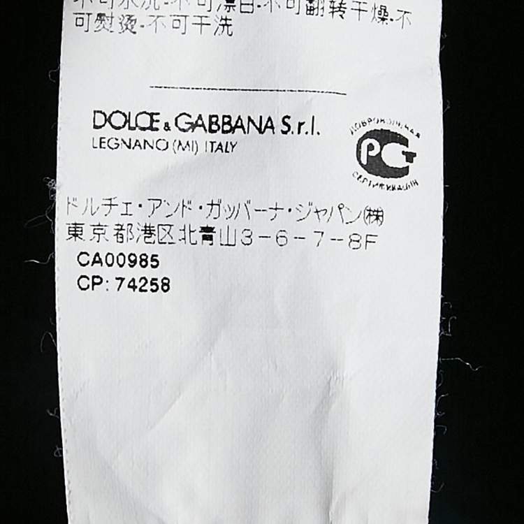 Pre Owned Dolce & Gabbana Green Leather Zip-Up Bomber Jacket L