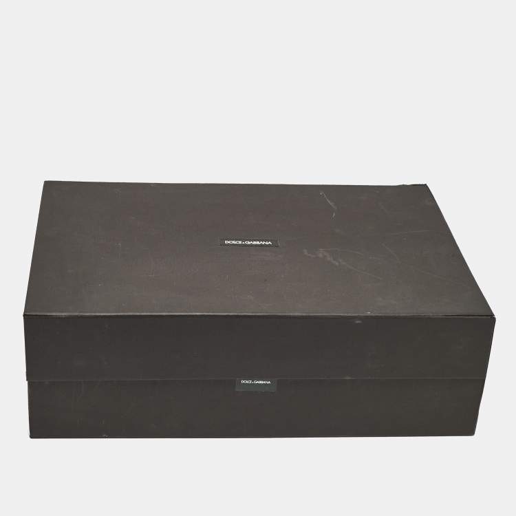 Pre Owned Dolce & Gabbana Black Cotton Logo Patch Detail Sweatshirt M