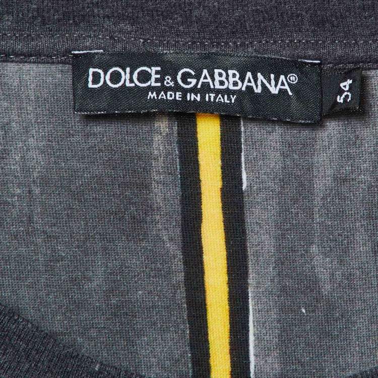 Pre Owned Dolce & Gabbana Multicolor Printed Cotton T-Shirt XXL