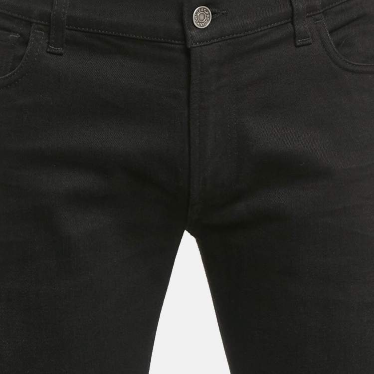 مملوكة مسبقًا Dolce & Gabbana Black Stretch Denim Jeans L Waist 34"