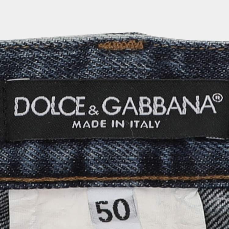 Pre Owned Dolce & Gabbana Blue Denim  Jeans L